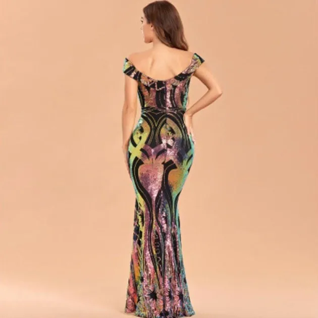 Temperament Fashion Slim Maxi Dress