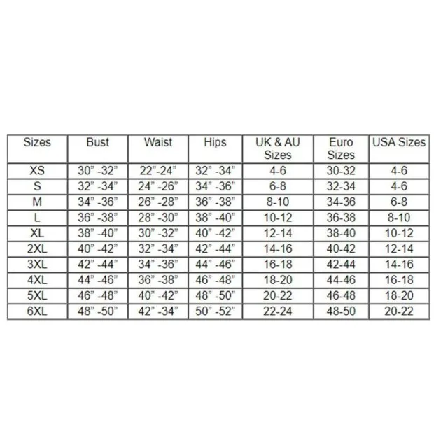 SizeChart