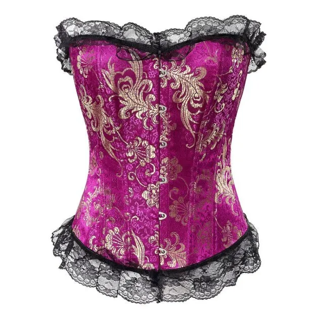 Lace Bronzing Corsets Abdomen