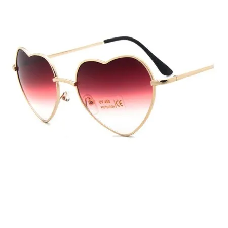 Gafas De Sol De Amor Con Degradado De Color Retro