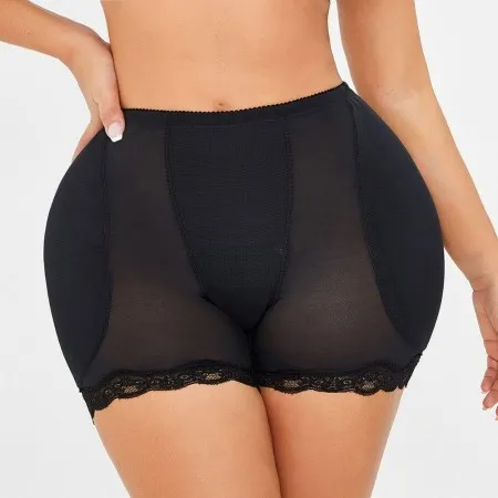 Pantalones De Cintura Baja Con Relleno De Espuma