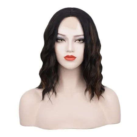 Peluca De Encaje Frontal Cabello Rizado Cabello Corto Y Rizado