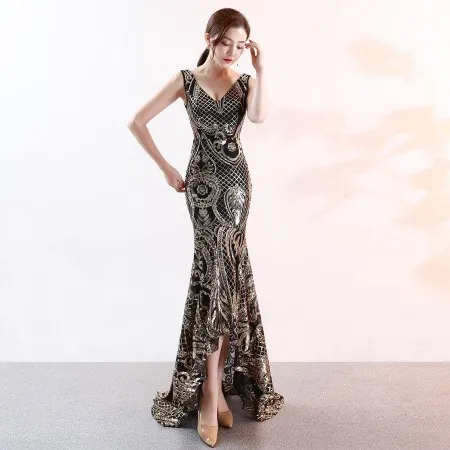 Vestido De Anfitrión De Cena De Fiesta De Espectáculo Nocturno Sexy
