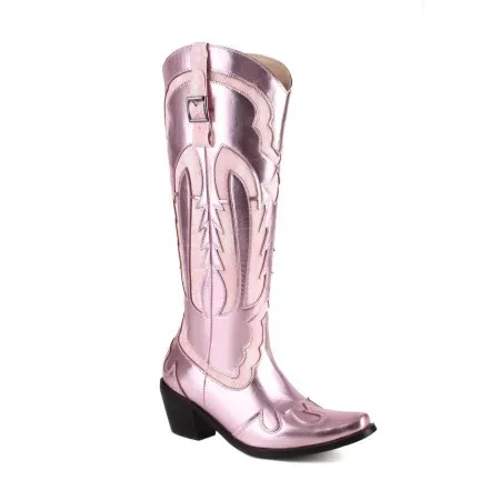 Botas Vaqueras De Tacón Alto