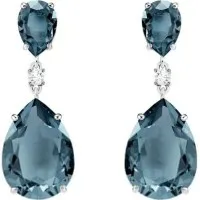 Simple Crystal Drop Earrings