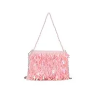 Mode Retro Handtas Met Lovertjes En Kwastjes