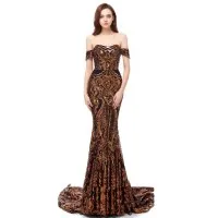 Vestido De Lentejuelas Bordado Eliza