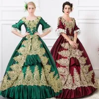 Traje De Baile De Traje De Corte De Estilo Europeo