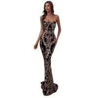 Elegant Evening Fishtail Dress For Women Jocelyn