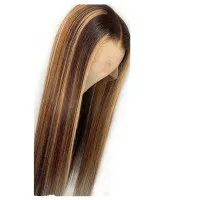 Piano Color Real Hair Tocados En Forma De T Cabello Humano