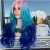 pink light blue dark blue